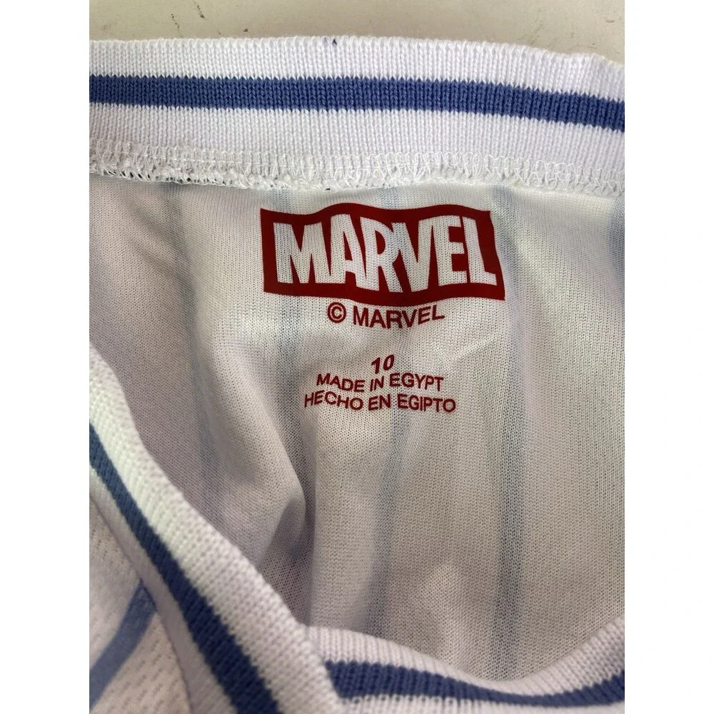 Marvel Spider-Man Ghost-Spider Gwen Striped Jersey Shirt Dress Girls Size 10